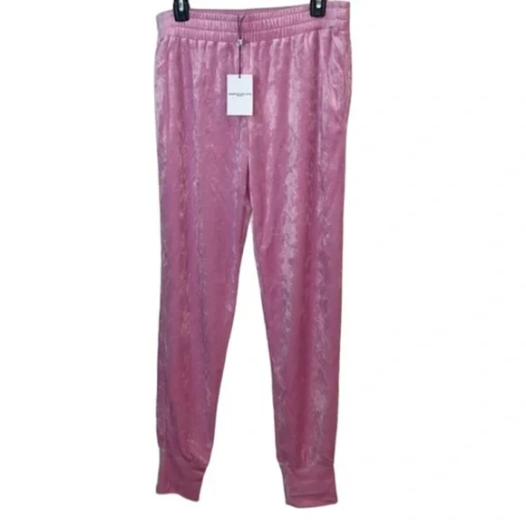 NWT Revolve Brand Generation Love Bubblegum Pink Ivy Joggers - Picture 2 of 13
